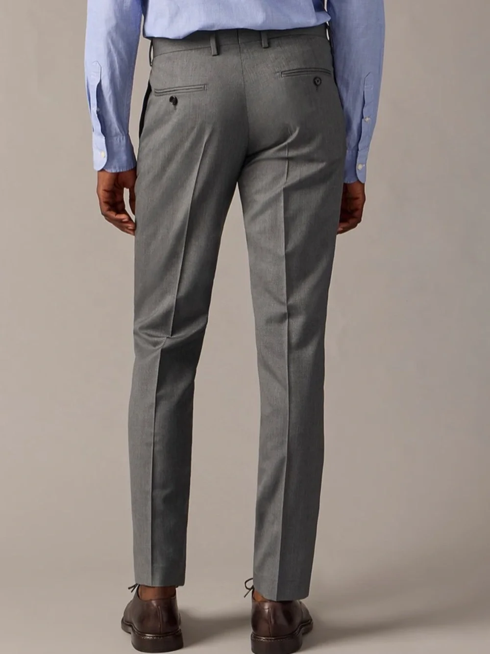 J crew charcoal Ludlow Slim-fit suit pant in Italian wool 32 32